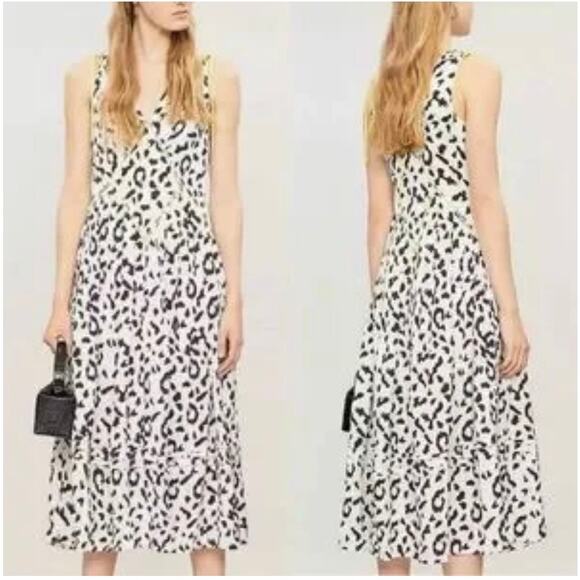 SELF PORTRAIT | Leopard Patterns Sleeveless Dress‎ - Picture 1 of 13